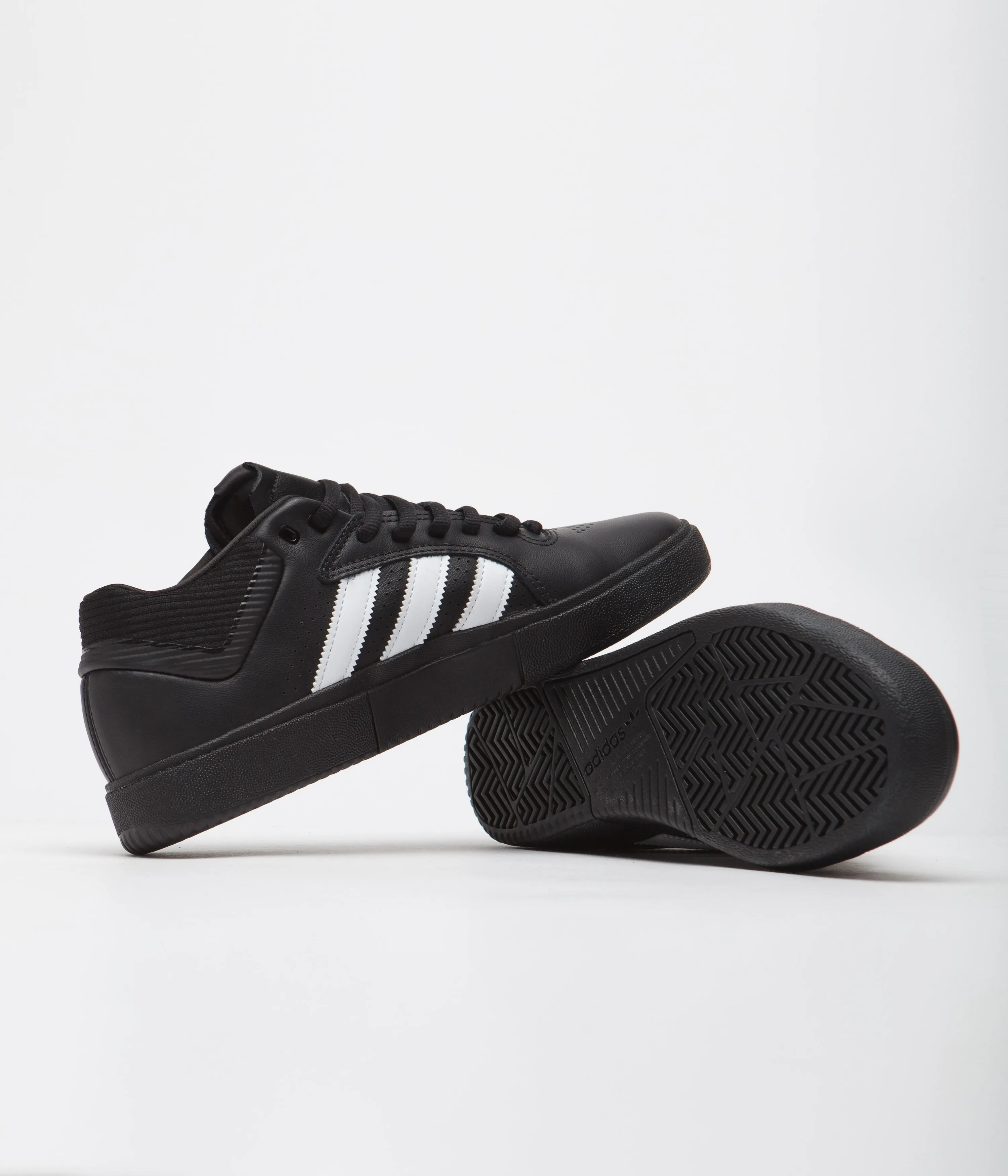 Adidas Tyshawn Shoes - Core Black / FTWR White / Gold Metallic / Black