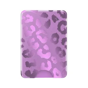 Amethyst Leopard MagSafe Wallet