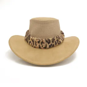 Bendigo Breeze Hat with Leopard Scarf