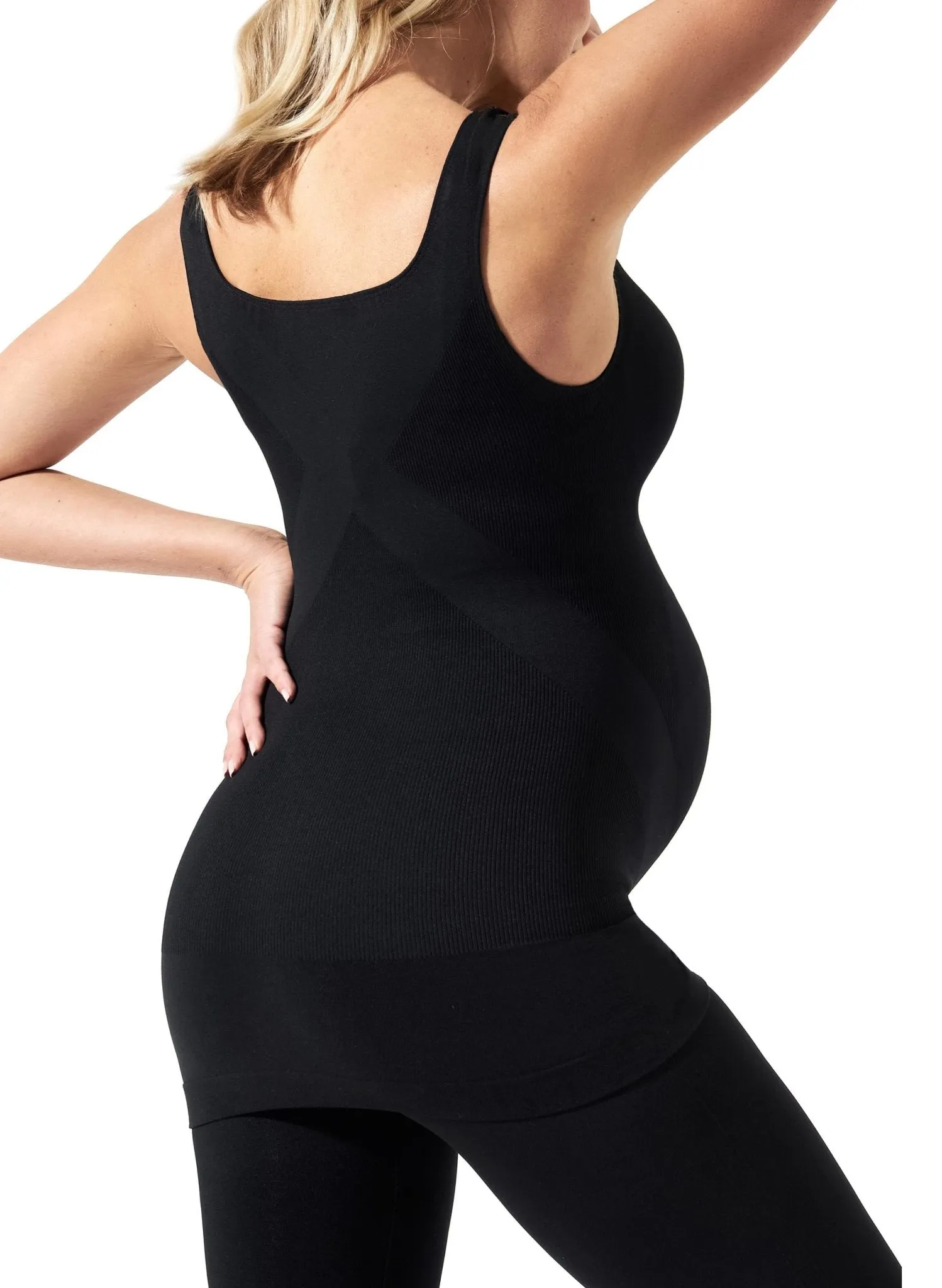 BLANQI Maternity Belly Support Tanktop - Black