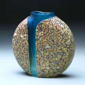 Cascade Series Natures Chisel Handblown Glass Vase by Thomas Spake Studios