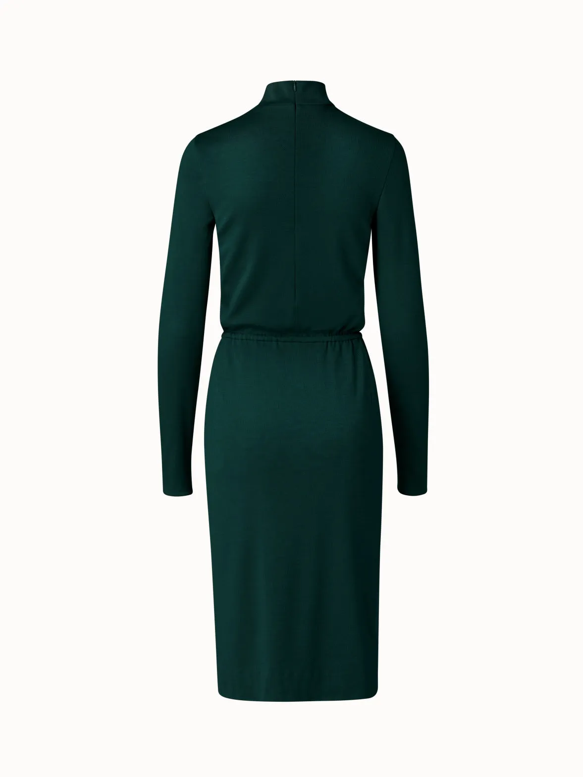 Cashmere Silk Jersey Sheath Dress