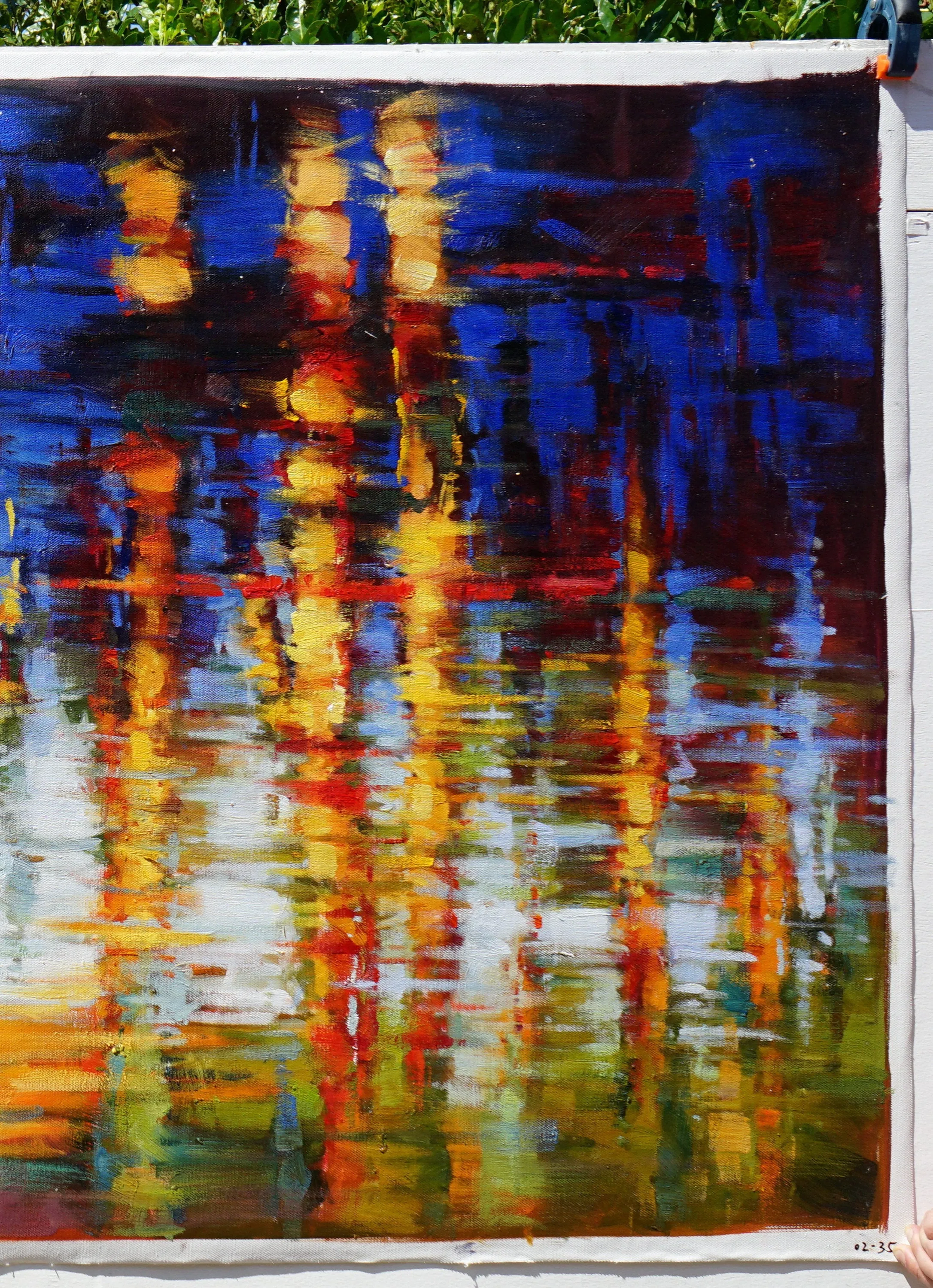 Colorful Brush Stroke Oil Painting on Canvas Contemporary Artwork Sp101