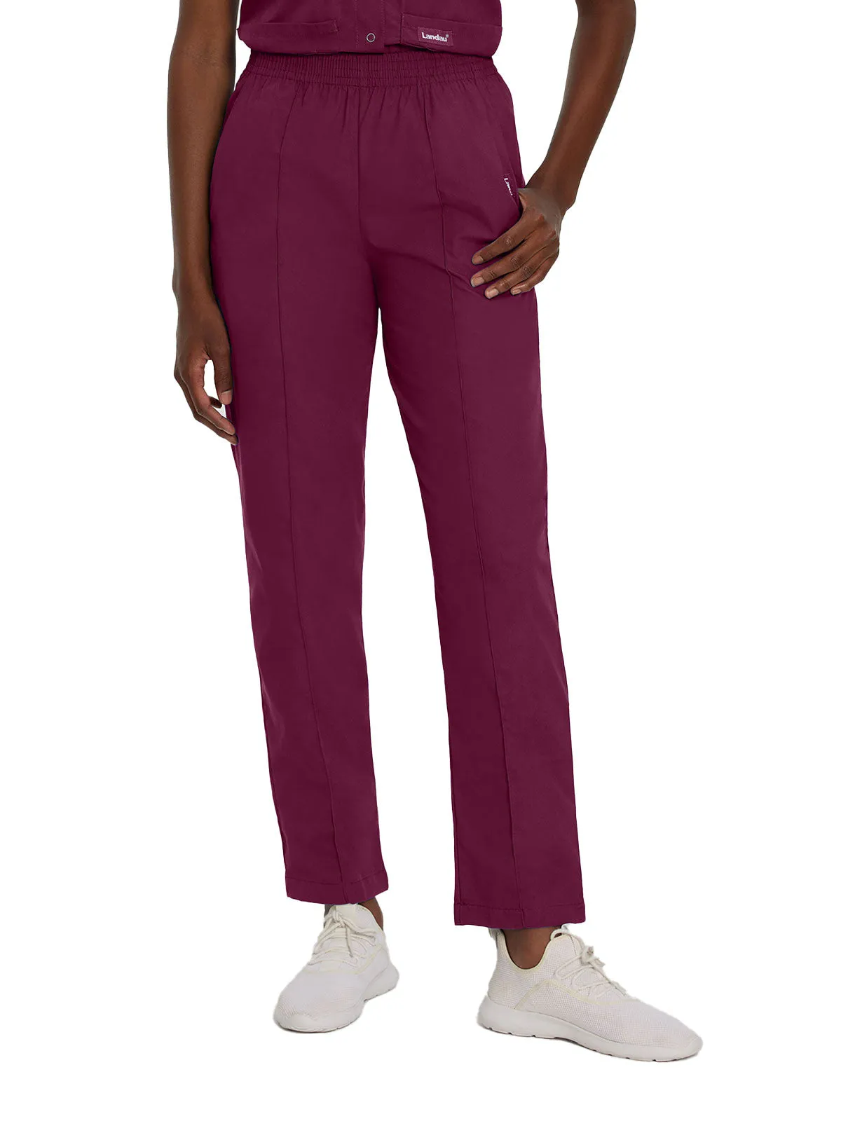 Essentials - Women's Classic Fit Elastic Waist Scrub Pants [5]