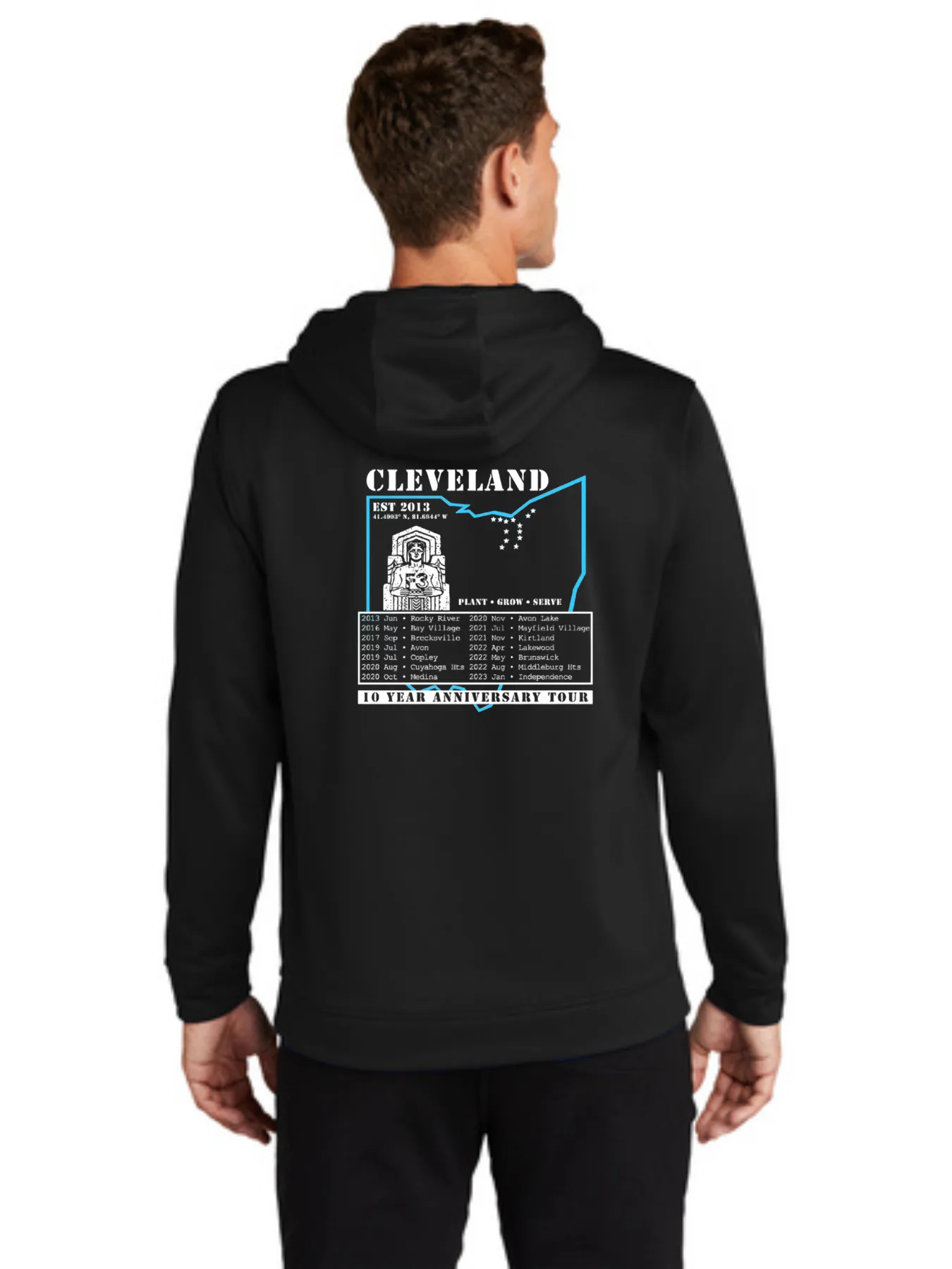 F3 Cleveland 10 Year Anniversary Pre-Order January 2023