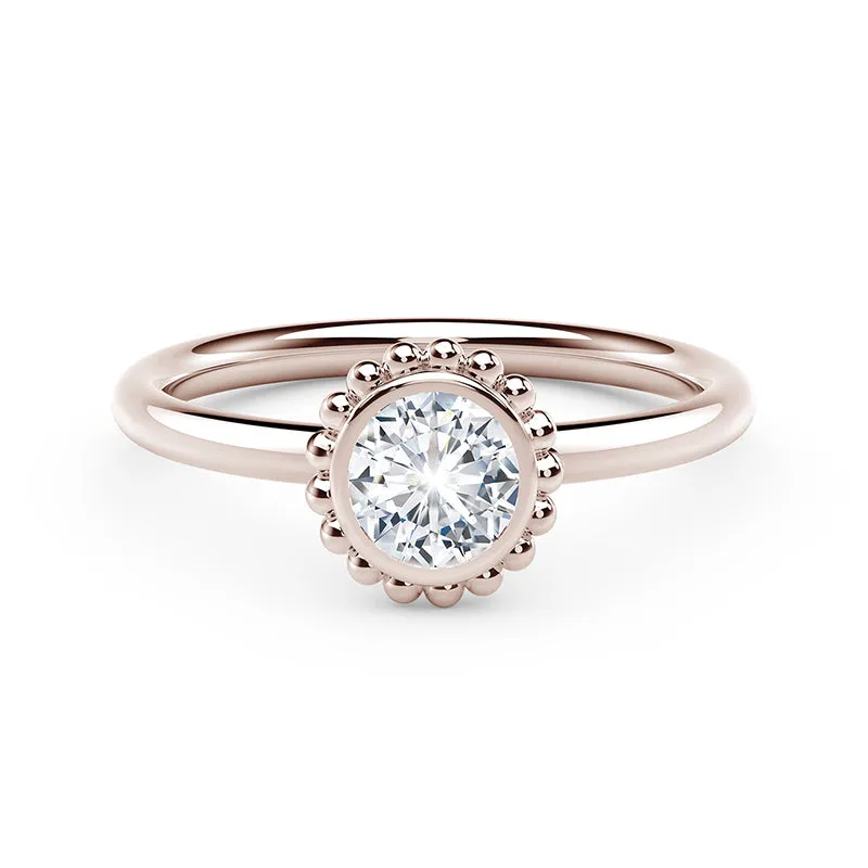 Forevermark Tribute™ Diamond Round Beaded Band