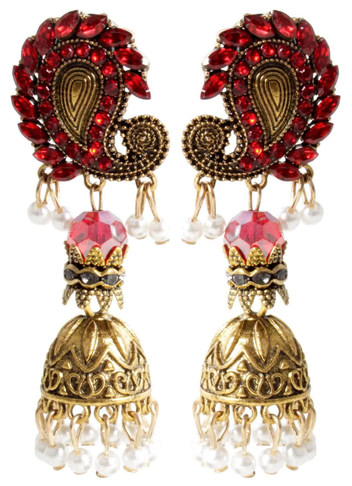 Keri Design Rajputi Style Stone Fancy Artificial Fashion Dangler Earring for Girls Women