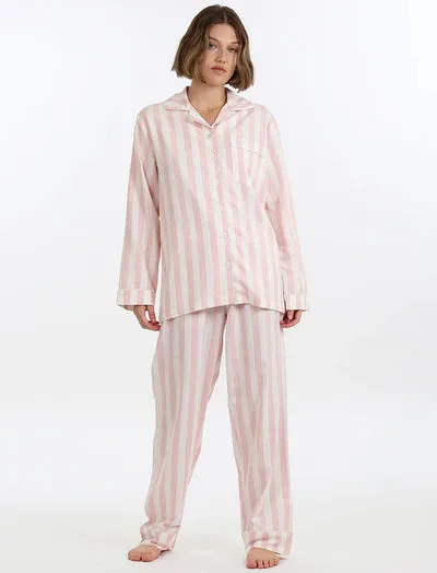 PAPINELLE~ 2 pc cotton stripe pj set