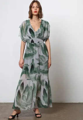 RADIANT MAXI DRESS BOTANIC GREEN