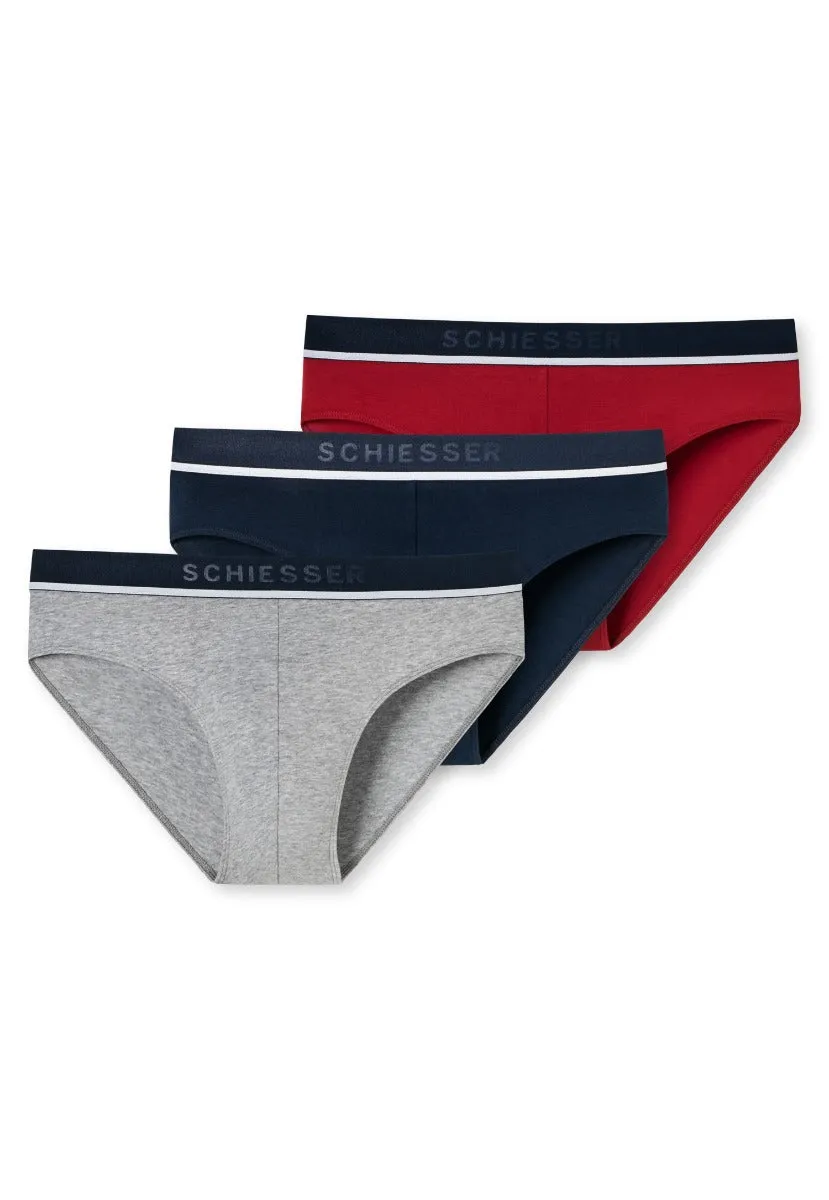 Schiesser - Organic Cotton - Rio Briefs - 3 Pack