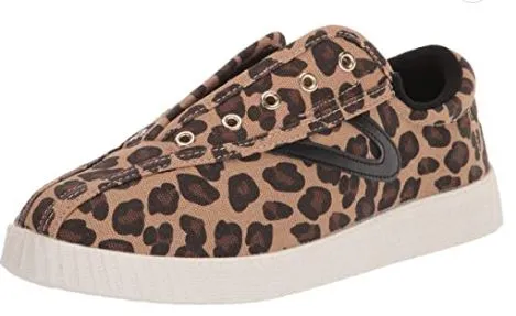 Tretorn Children's Canvas Sneakers Nylite Leopard