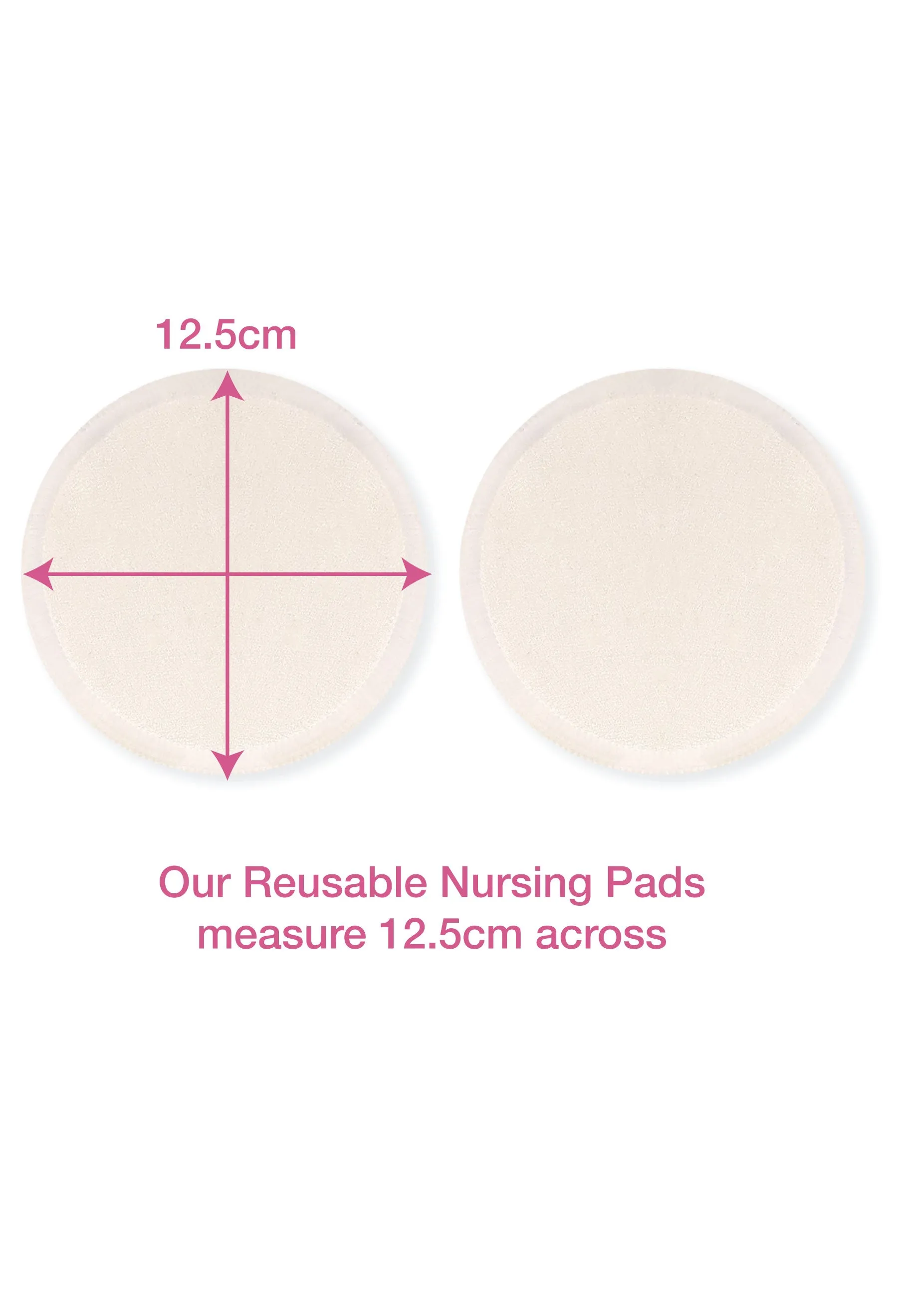 White Bamboo Nursing Bra   High Cut Undies Set With FREE Eco-Friendly Reusable Nursing Pads